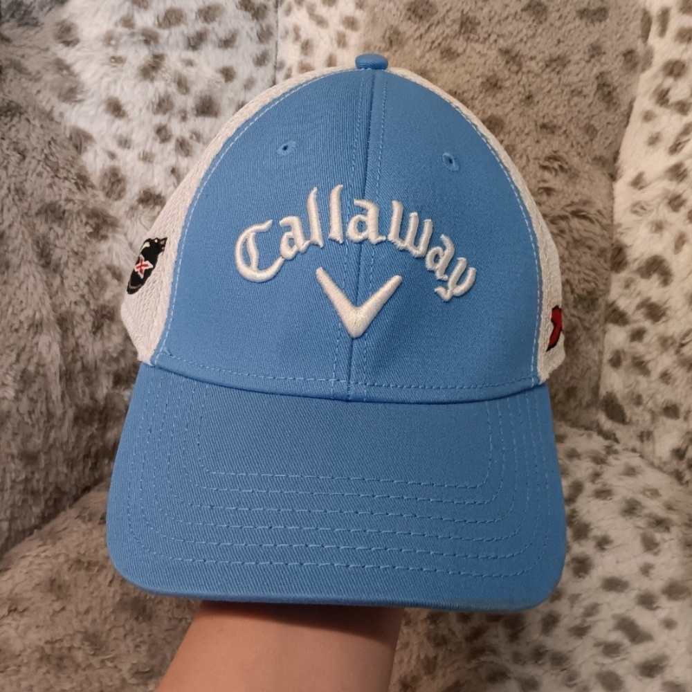Callaway Blue and White Snapback Cap
